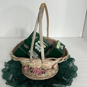 Wicker Basket and Soap